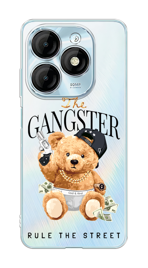 

Чехол на Itel P55 "The Gangster", Бежевый;серый;черный, 3201850-1