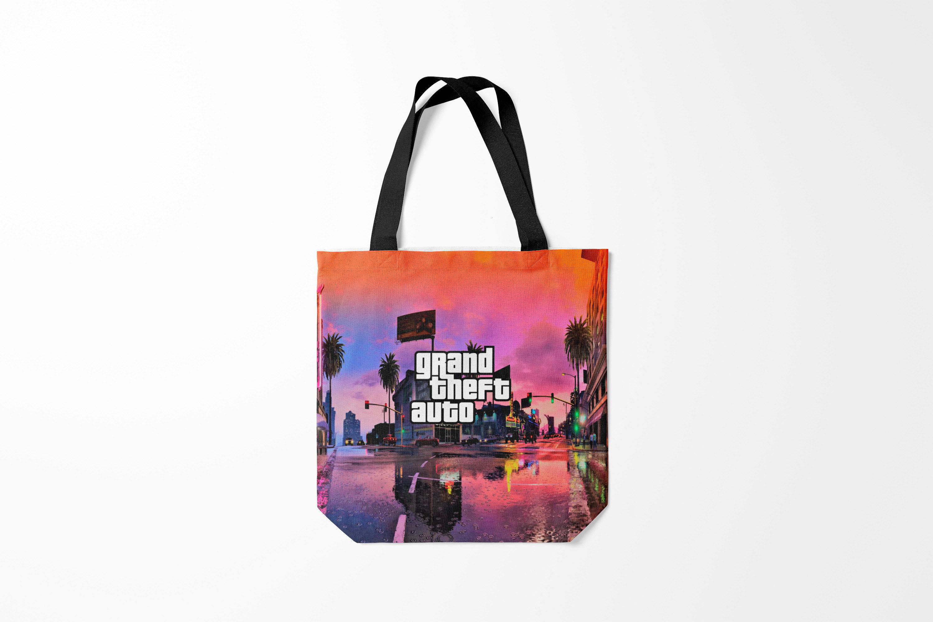 

Сумка шoппер унисекс Burnettie GTA Grand Theft Auto V, черный, GTA Grand Theft Auto V