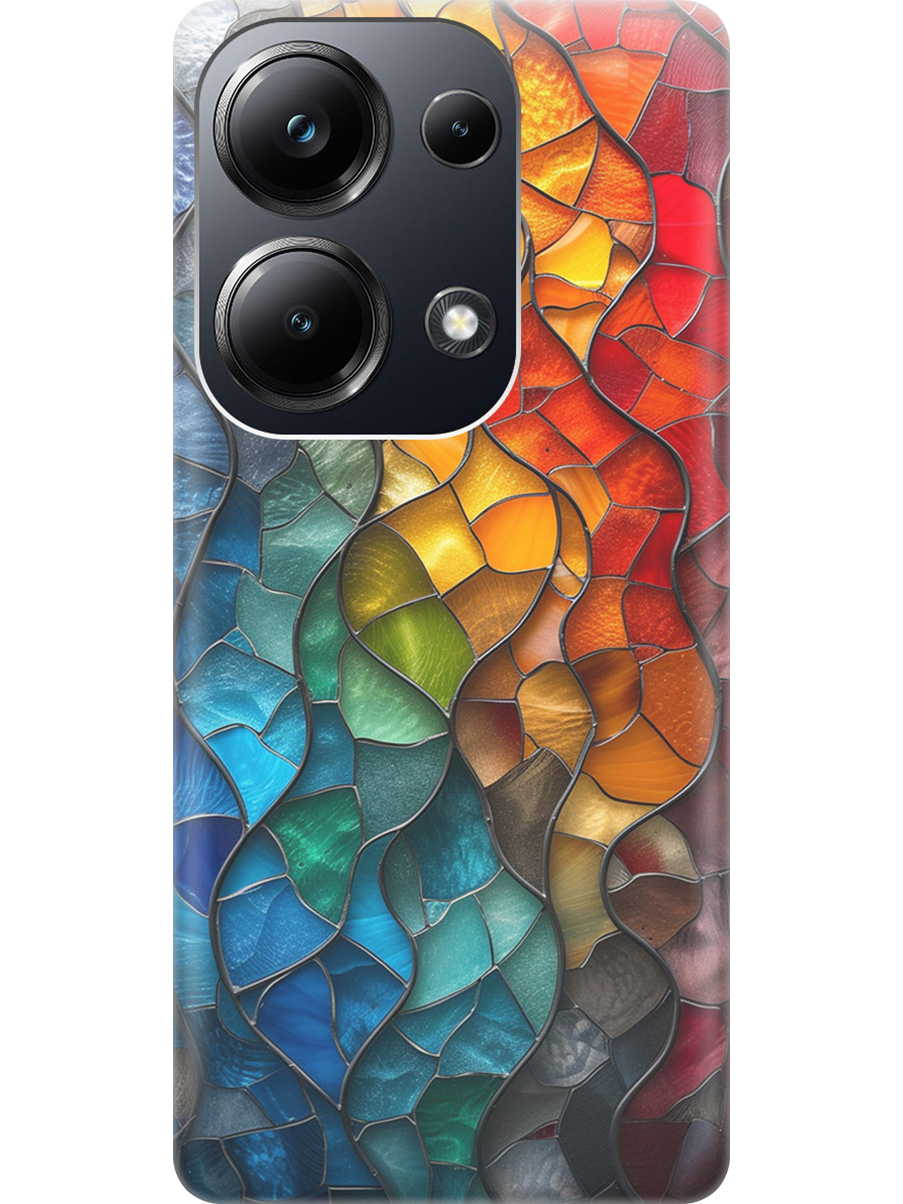 

Силиконовый чехол на Xiaomi Redmi Note 13 Pro 4G / Poco M6 Pro 4G с принтом 859787, Прозрачный;желтый;синий;черный, 779826831