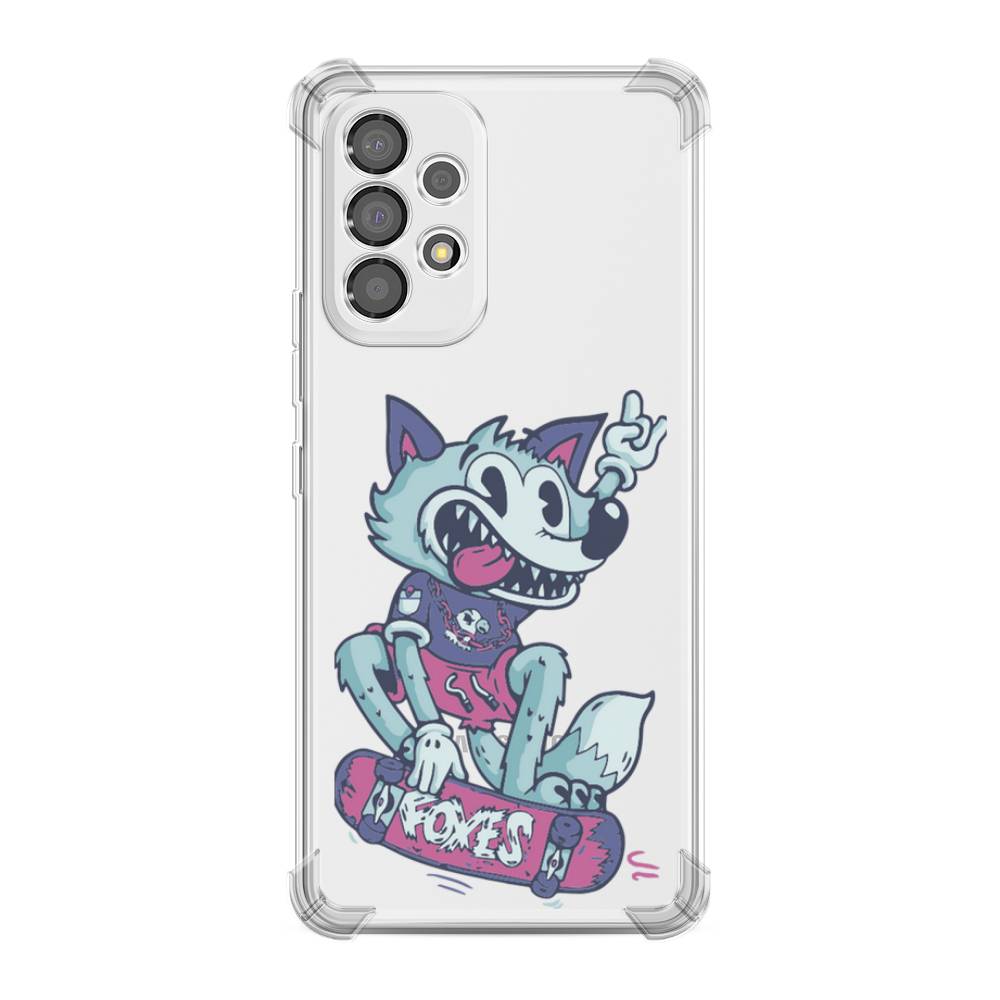 

Чехол Awog на Samsung Galaxy A53 "Foxes", Голубой;фиолетовый, 2104551-1