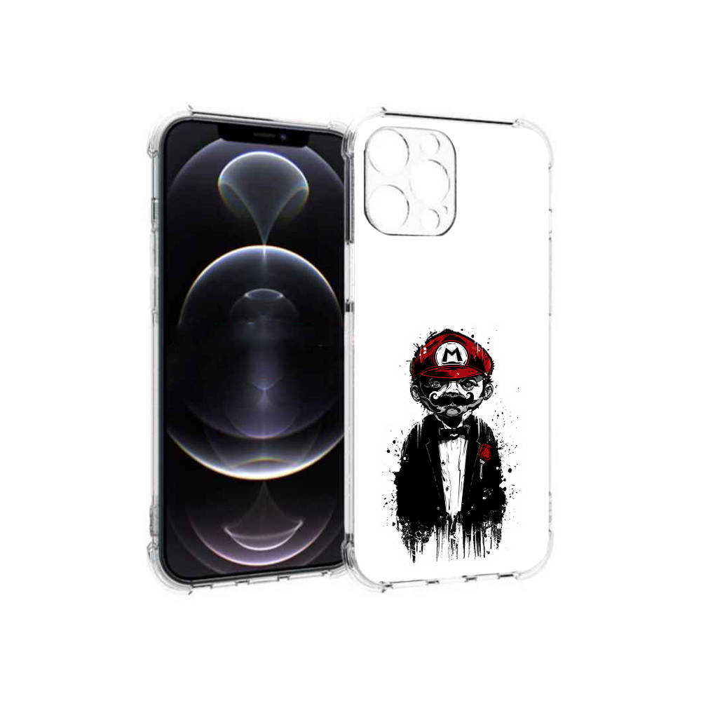 

Чехол MyPads Tocco для Apple iPhone 13 Pro Max марио (PT163170.617.458), Прозрачный, Tocco