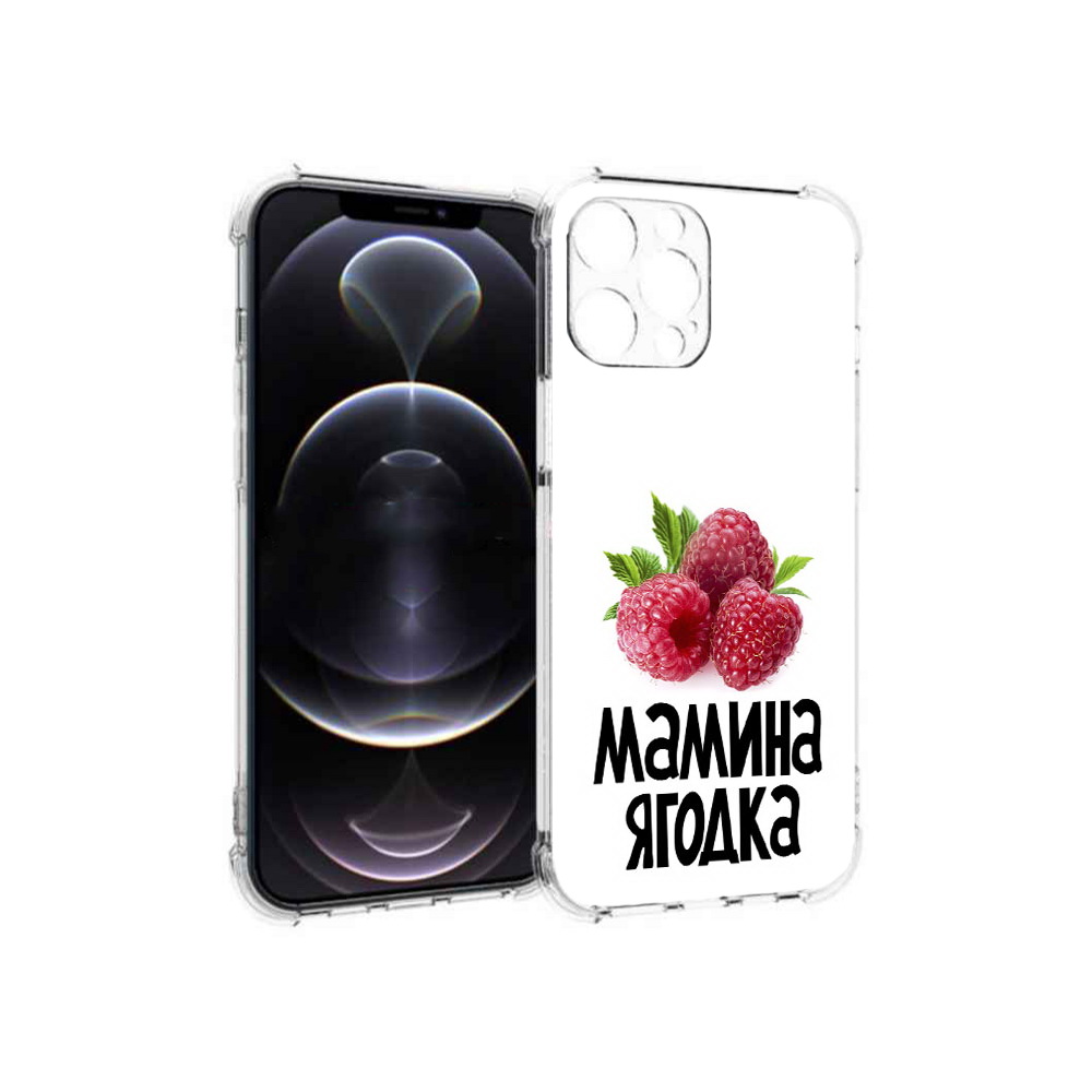 

Чехол MyPads Tocco для Apple iPhone 13 Pro Max мамина ягодка (PT163170.617.456), Прозрачный, Tocco