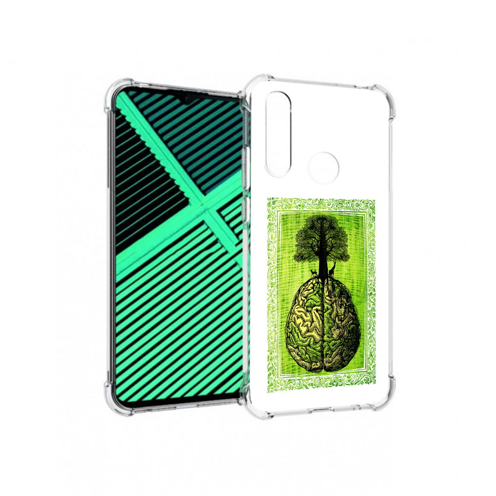 

Чехол MyPads Tocco для Motorola Moto G8 Power Lite абстракция здоровый мозг, Прозрачный, Tocco