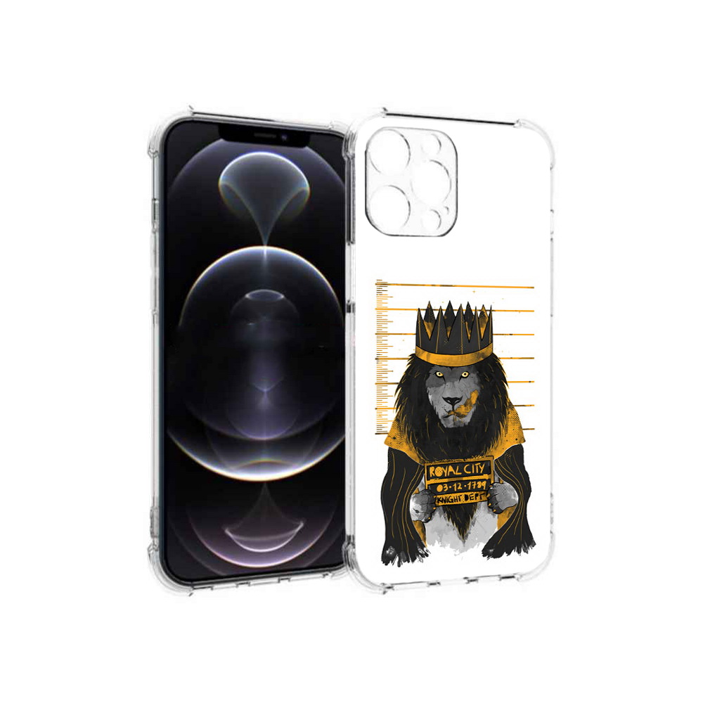 

Чехол MyPads Tocco для Apple iPhone 13 Pro Max лев в законе (PT163170.617.435), Прозрачный, Tocco