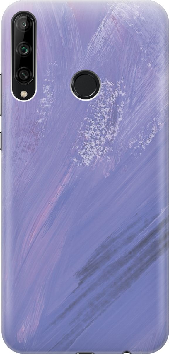 

Чехол на Honor 9C/Huawei P40 Lite E "Сиреневые мазки", Серый;фиолетовый, 6413