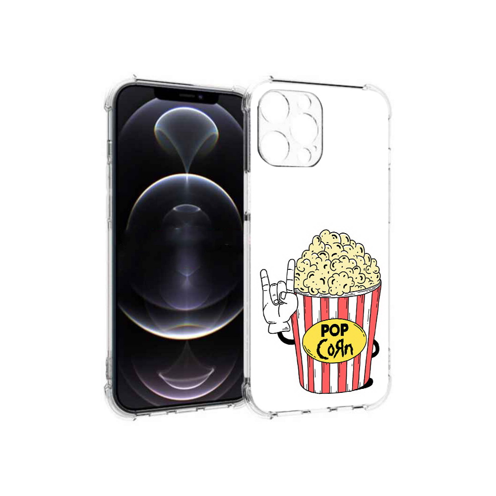 

Чехол MyPads Tocco для Apple iPhone 13 Pro Max крутой попкорн (PT163170.617.427), Прозрачный, Tocco