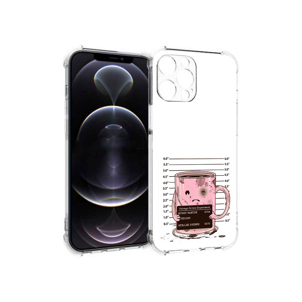 

Чехол MyPads Tocco для Apple iPhone 13 Pro Max кружка (PT163170.617.420), Прозрачный, Tocco