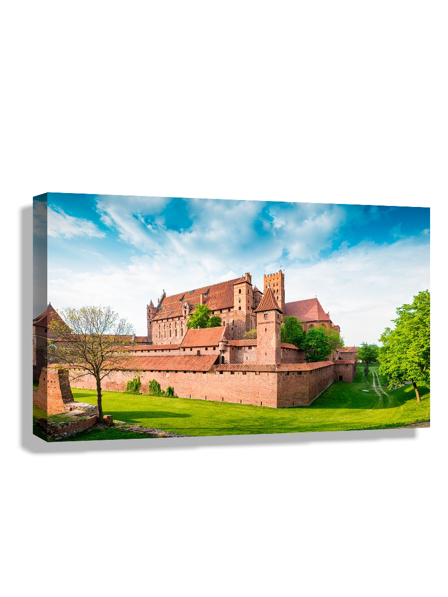 фото Картина drabs тевтонский замок мариенбург в мальборке, польша