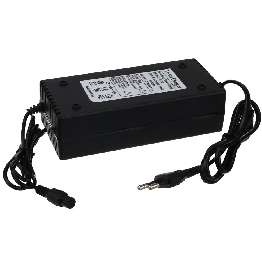 

Блок питания 42В 2А 3 pin (для Li-ion аккумуляторов)