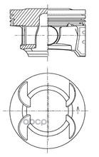 

Поршень KOLBENSCHMIDT 41492600Dm.79.00X1.2X1.2X2.0 Std