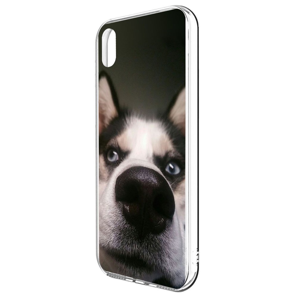 

Чехол-накладка Нос для Vivo Y91C, Прозрачный