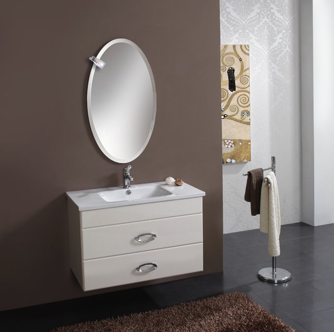 

Тумба для комплекта Cezares Orchidea OR80.07 tortora laccato lucido, Бежевый