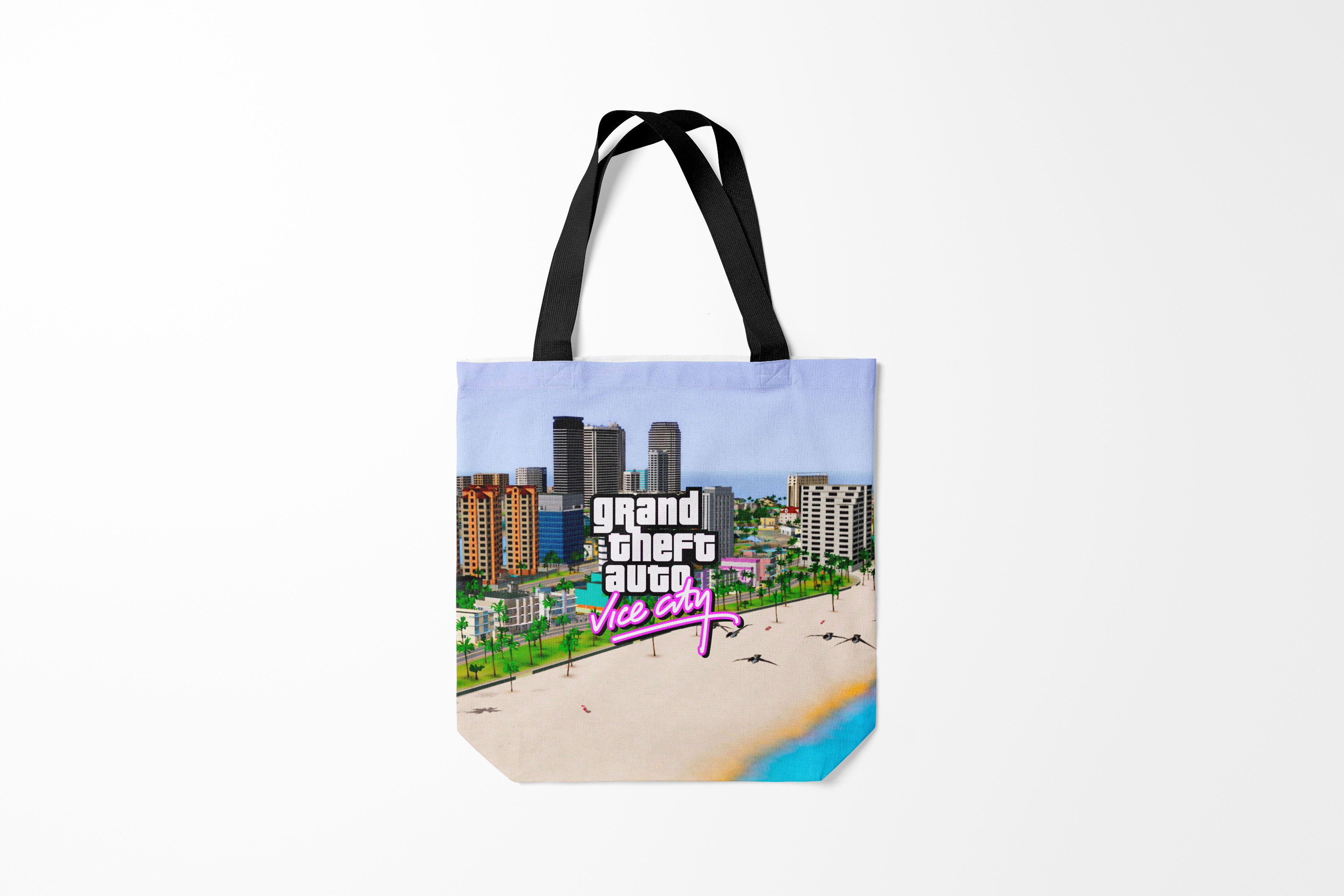 

Сумка шoппер унисекс Burnettie GTA REDUX 2020, голубой, GTA REDUX 2020