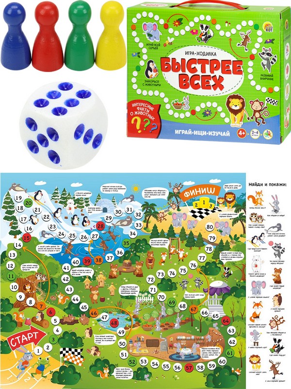 

Настольная игра Рыжий кот Играй, ищи, изучай ГОНКИ В ГОРОДЕ ИН0758РК, ИН0758РК