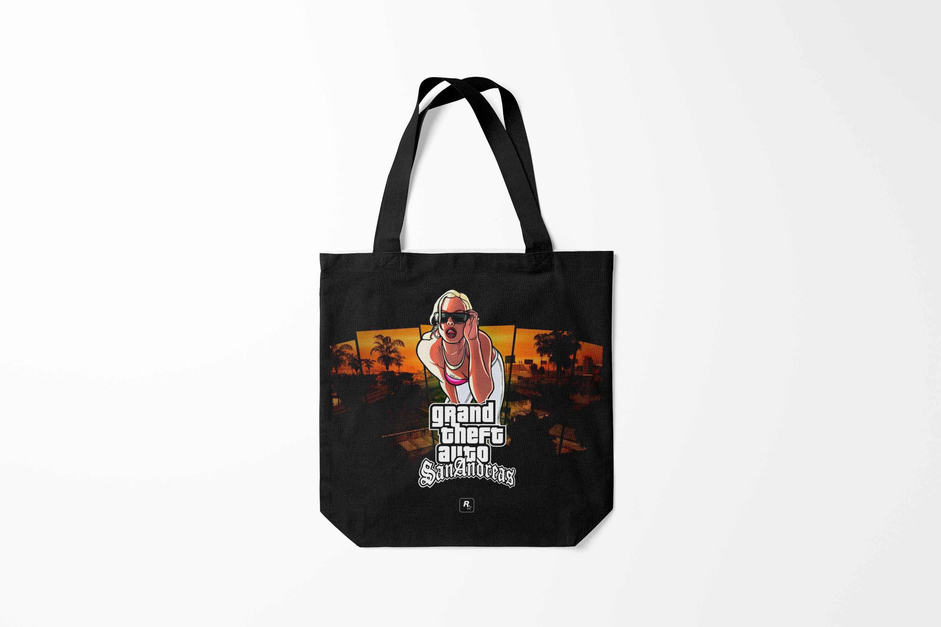 

Сумка шoппер унисекс Burnettie GTA SA, черный, GTA SA