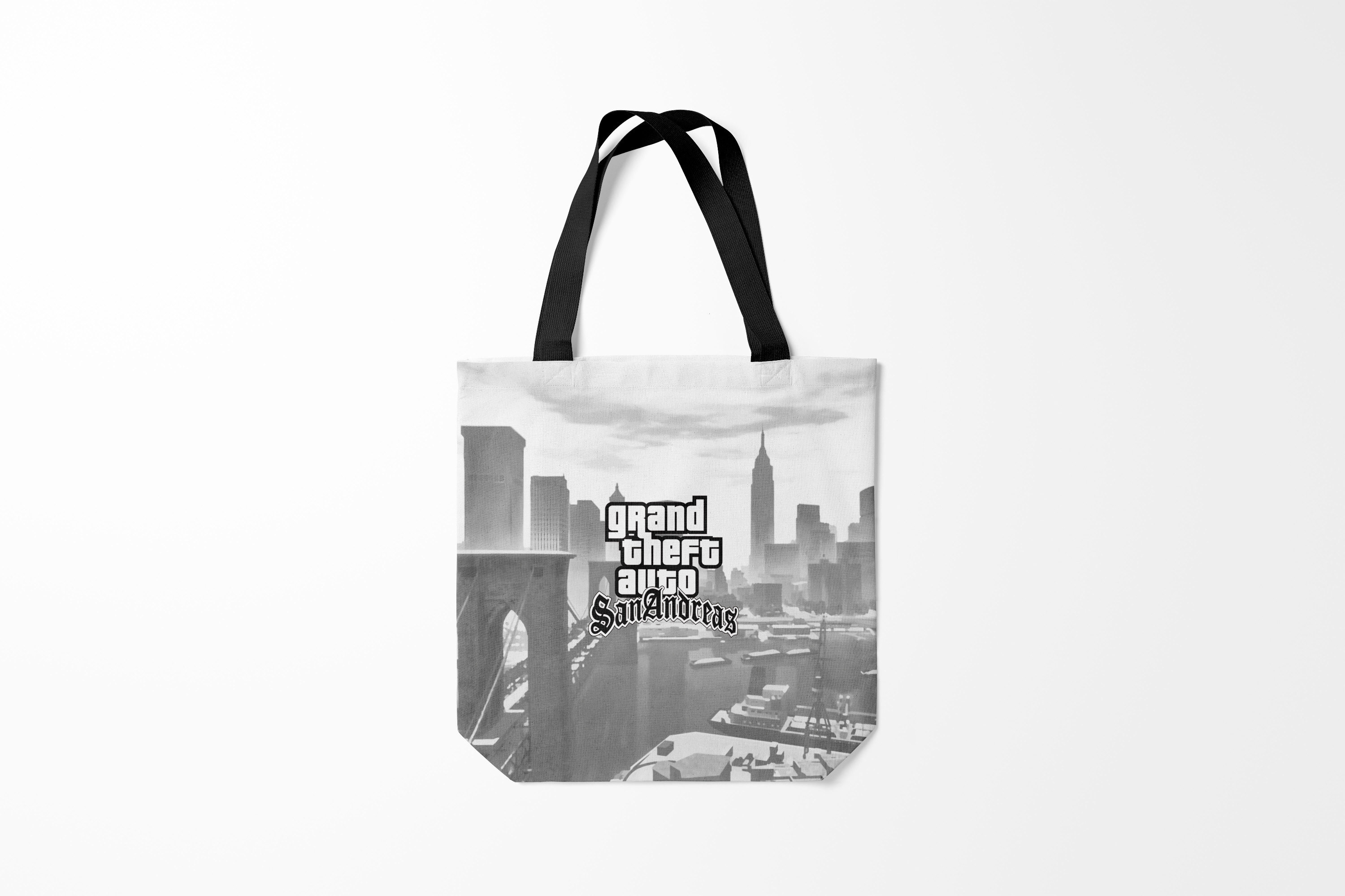 

Сумка шoппер унисекс Burnettie GTA SanAndreas, черный, GTA SanAndreas