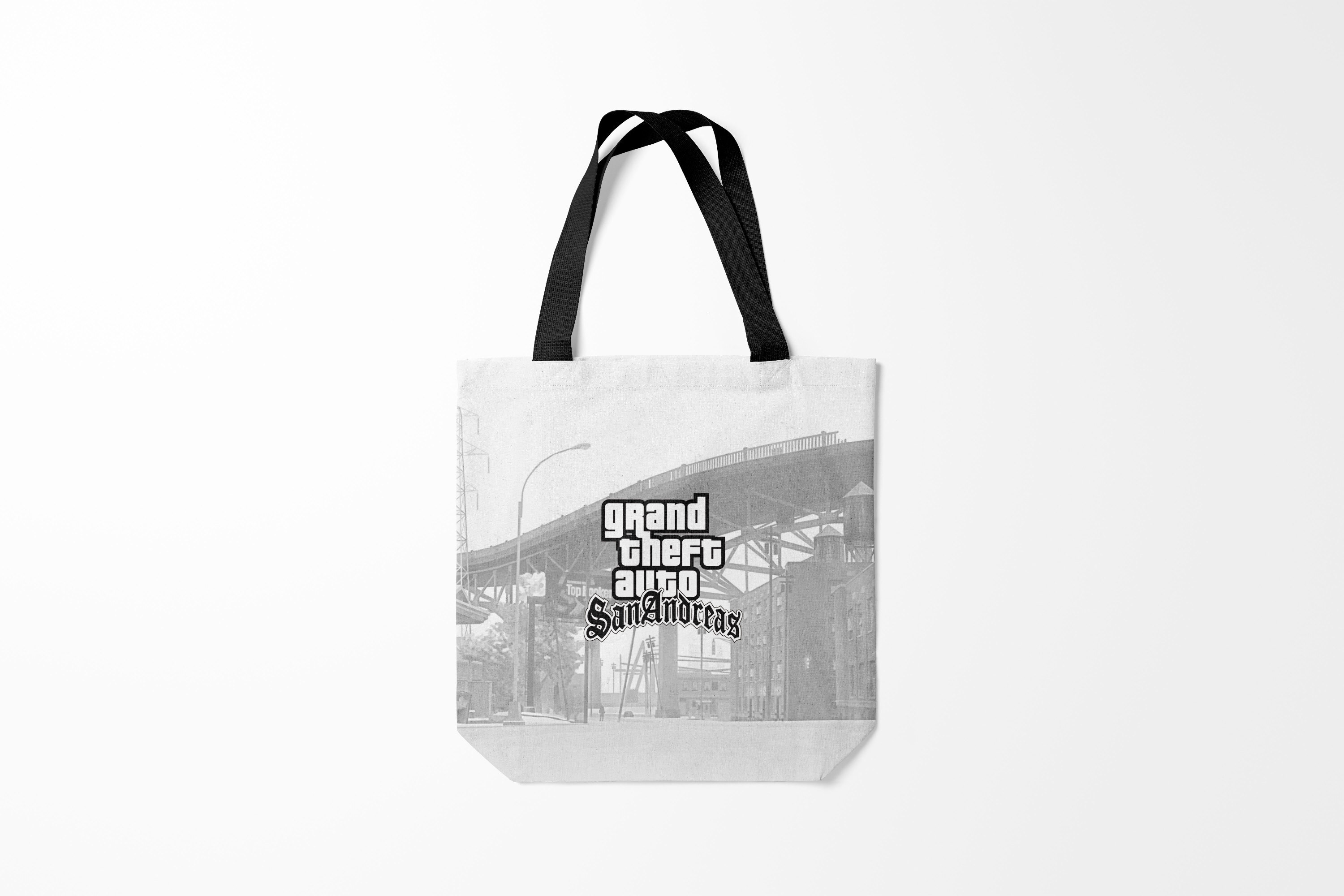 

Сумка шoппер унисекс Burnettie GTA SanAndreas, белый, GTA SanAndreas