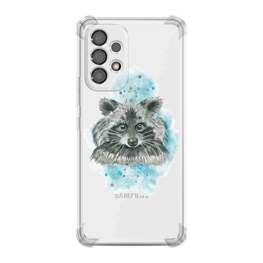 

Чехол Awog на Samsung Galaxy A53 "Енот в голубом облаке", Голубой, 2104551-1