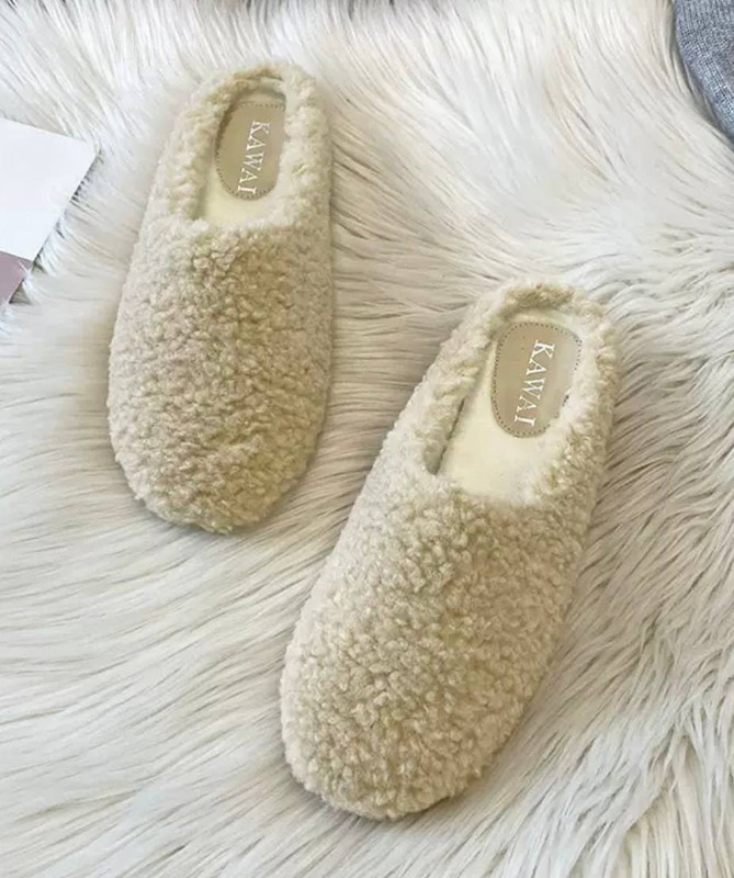 Тапочки женские LSAOSEE W-046 бежевые 39 RU