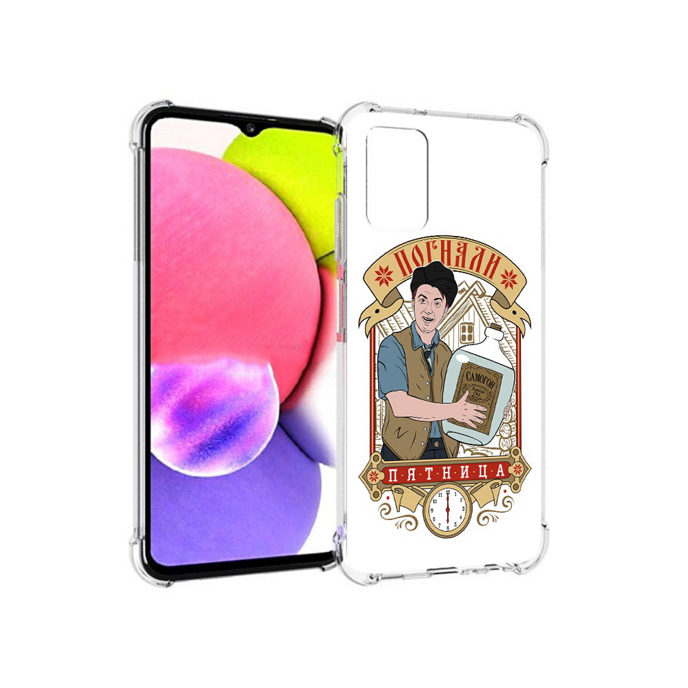 

Чехол MyPads Tocco для Samsung Galaxy A03s Погнали пятница (PT162170.549.137), Прозрачный, Tocco
