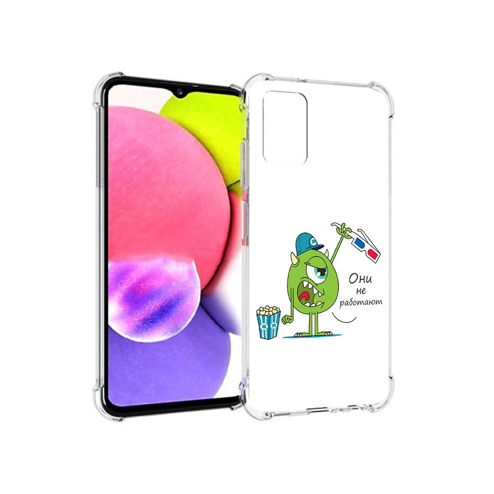 

Чехол MyPads Tocco для Samsung Galaxy A03s Очки не работают (PT162170.549.129), Прозрачный, Tocco