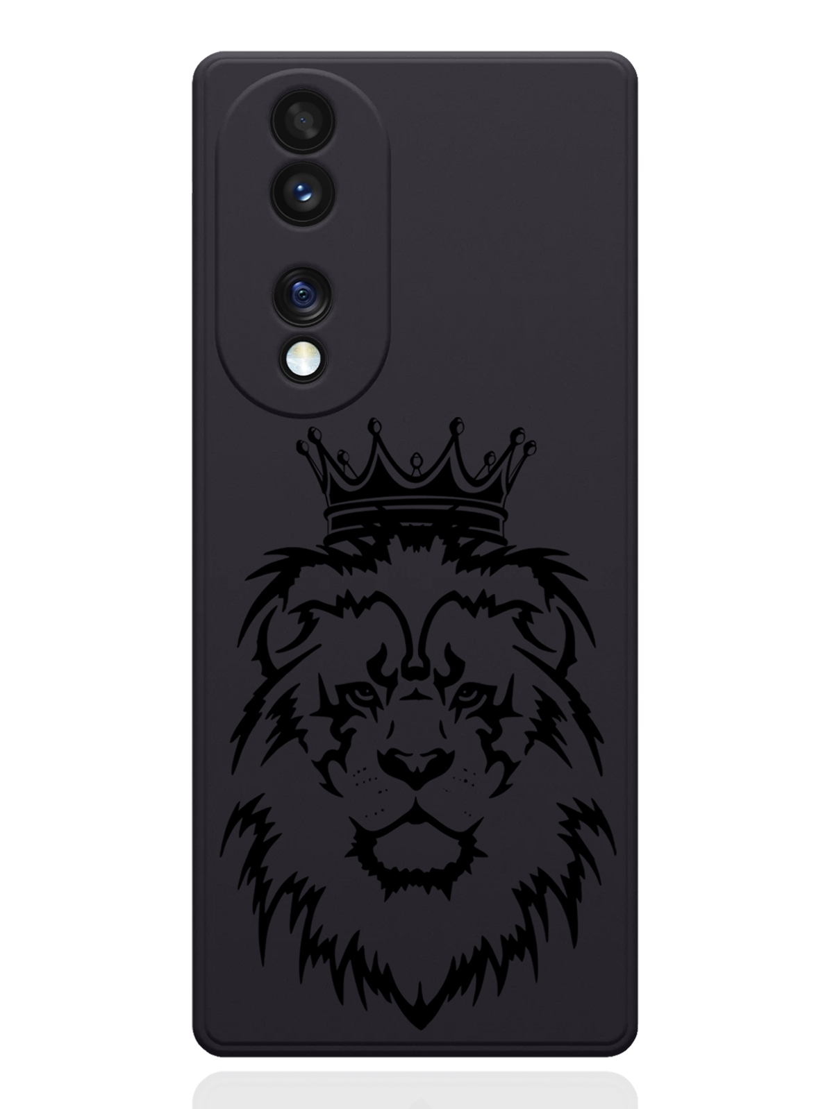 

Чехол MustHaveCase для Honor 70 Лев черный