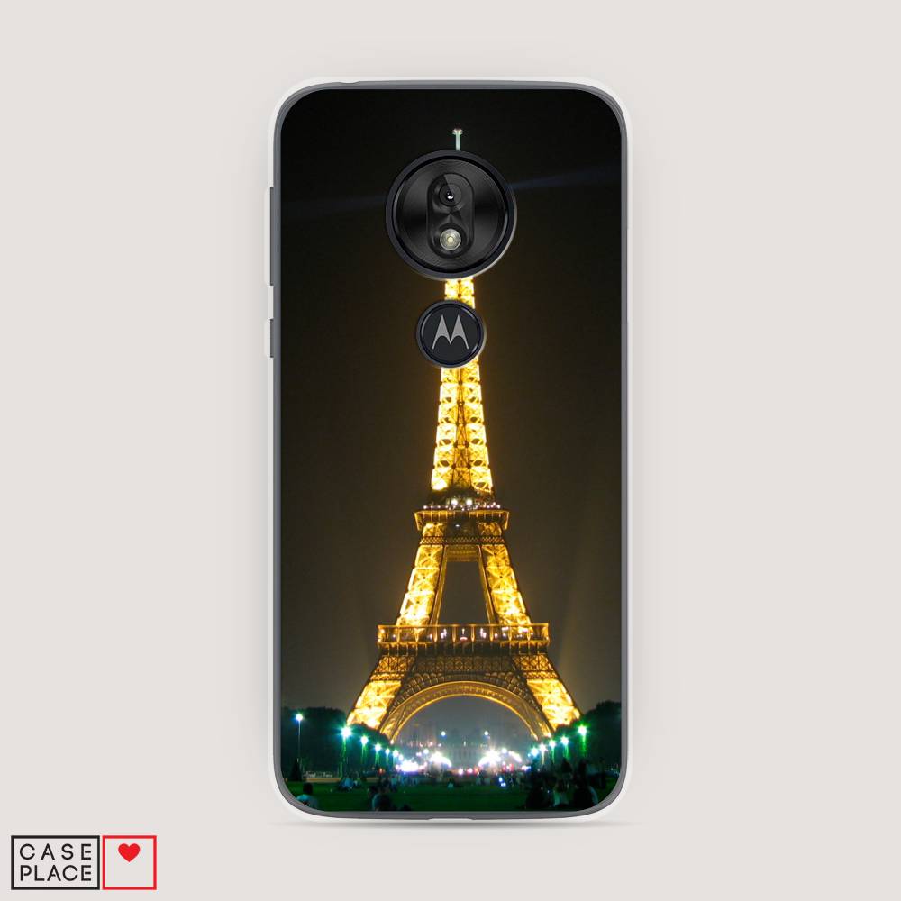 

Чехол на Motorola Moto G7 Play "Париж 2", Желтый;серый, 241250-2