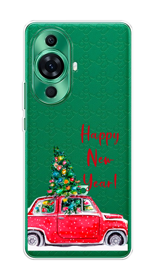 

Чехол на Huawei Nova 11 Pro "Happy New Year", Красный;зеленый, 6121350-5