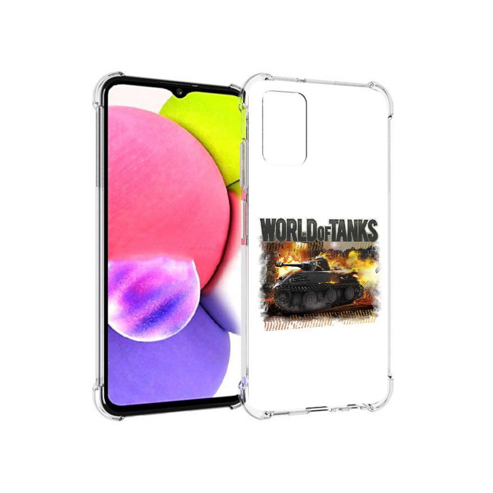 

Чехол MyPads Tocco для Samsung Galaxy A03s Мир танков-2 (PT162170.549.118), Прозрачный, Tocco