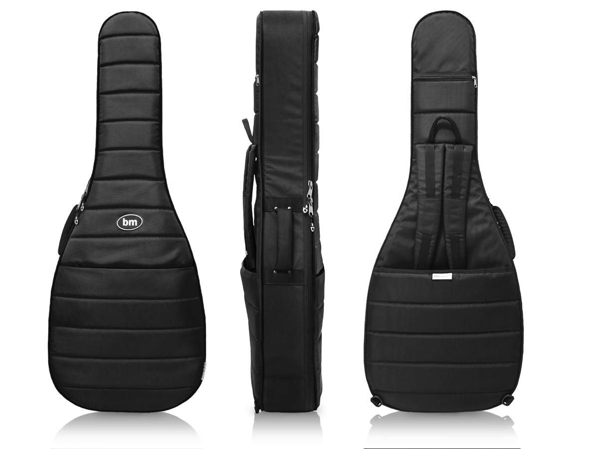 Чехол для акустической гитары Bagandmusic Acoustic Pro полужесткий, черный