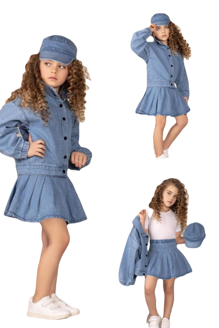 

Костюм с юбкой Ricco Tarz р. 9-10 лет Синий, 2221108007 (доставка из-за рубежа), 2221108007