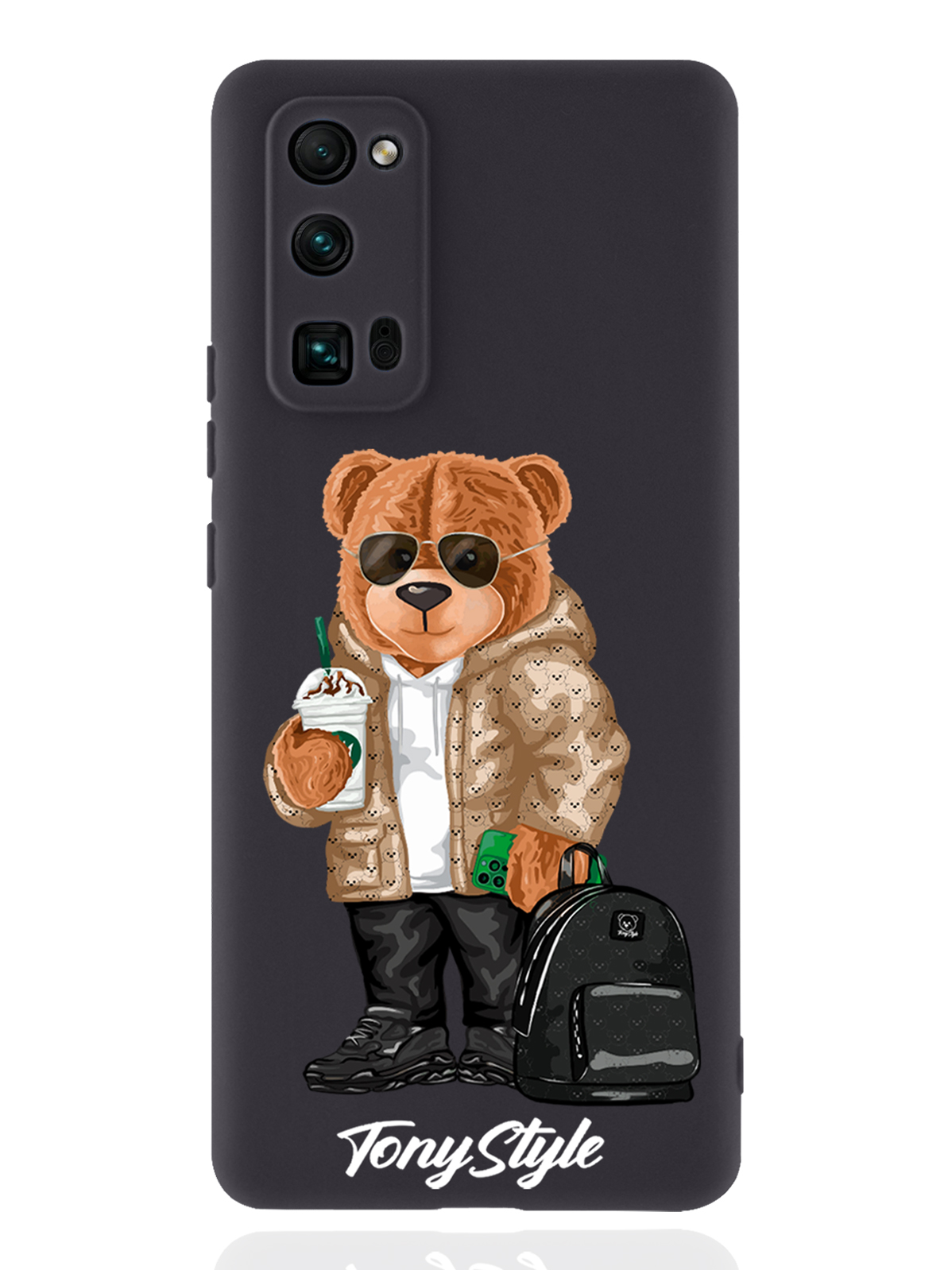 

Чехол Tony Style для Honor 30 Pro Tony Style в очках черный, Коричневый;черный;белый