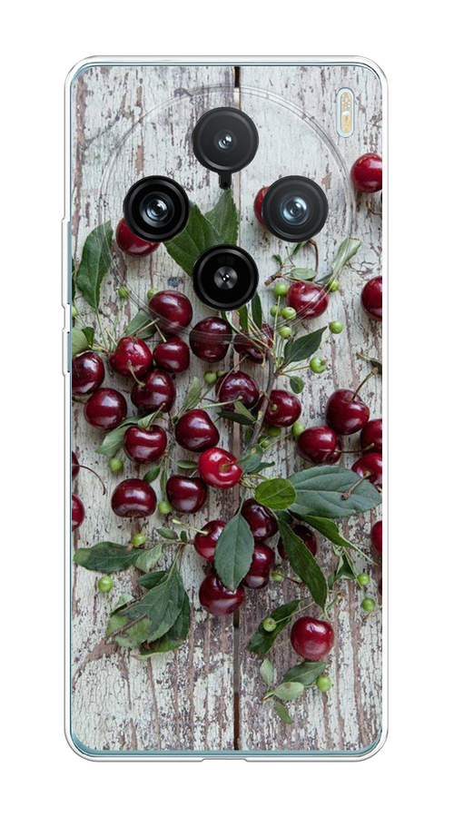 

Чехол на Vivo X100 Pro "Вишня", Бордовый;зеленый;серый, 2611850-1