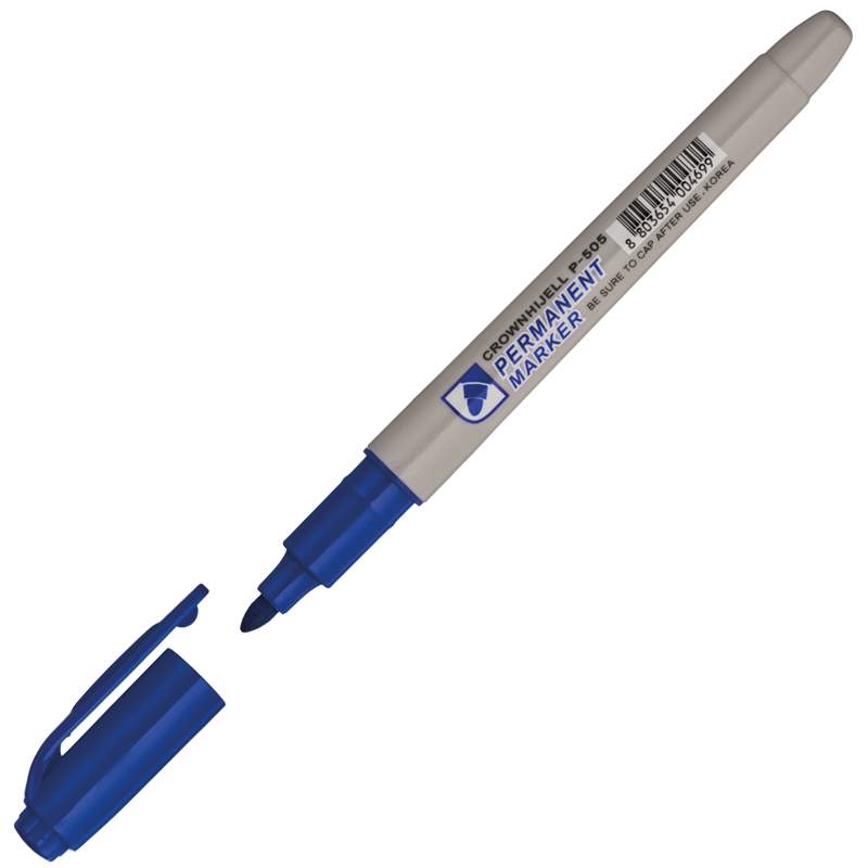 

Маркер перманентный CROWN "Multi Marker Slim" арт. 207898, 12 шт., Синий