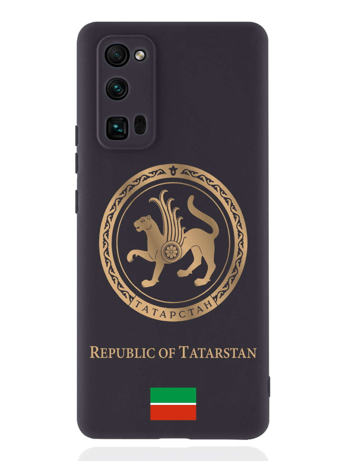 

Чехол SignumCase для Honor 30 Pro Золотой Герб Татарстана черный, Золотистый;черный