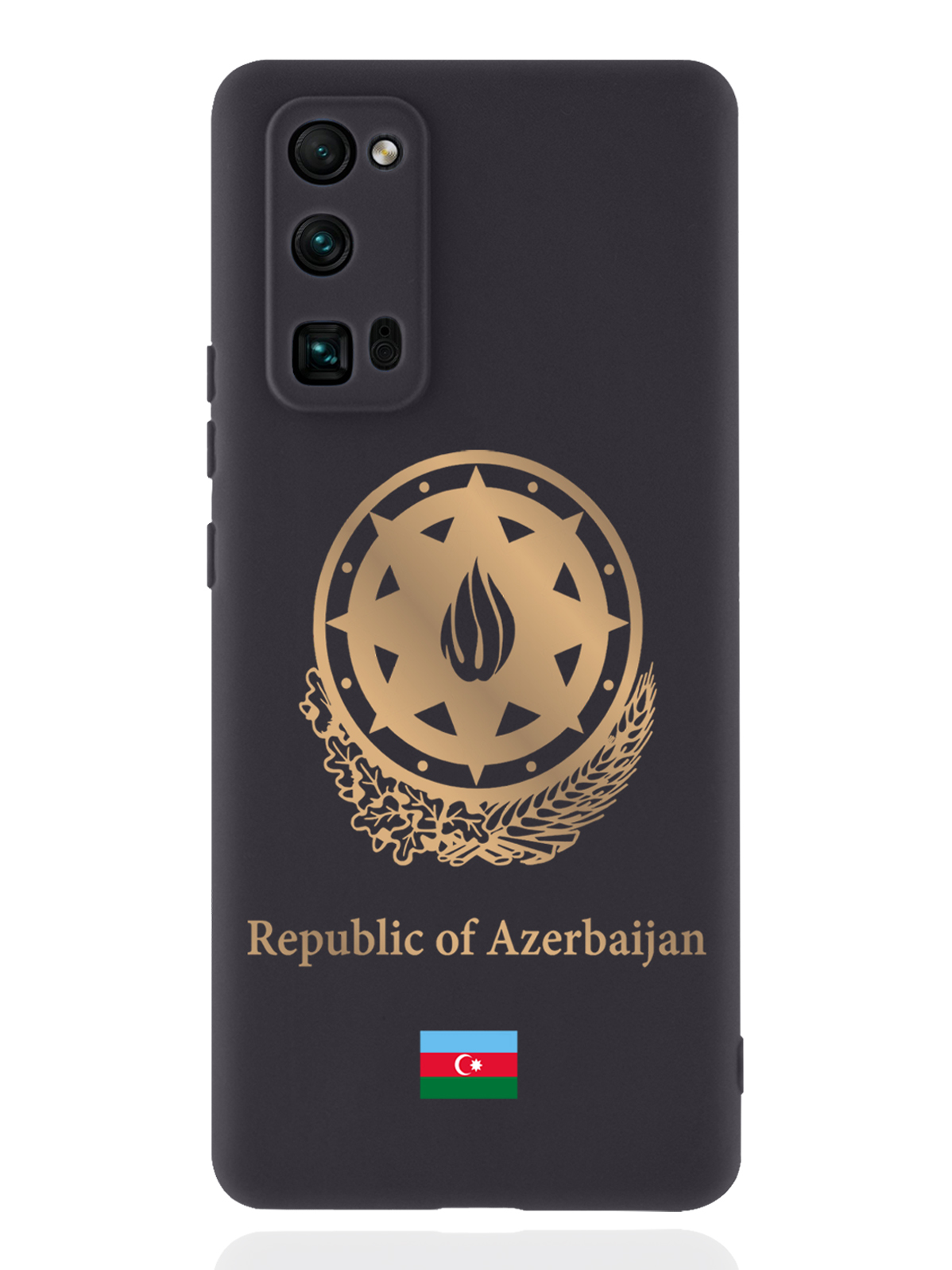 

Чехол SignumCase для Honor 30 Pro Золотой Герб Азербайджана черный, Золотистый;черный