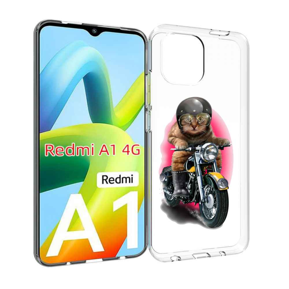

Чехол Mypads Мото-Кот Для Xiaomi Redmi A1, Прозрачный, Tocco