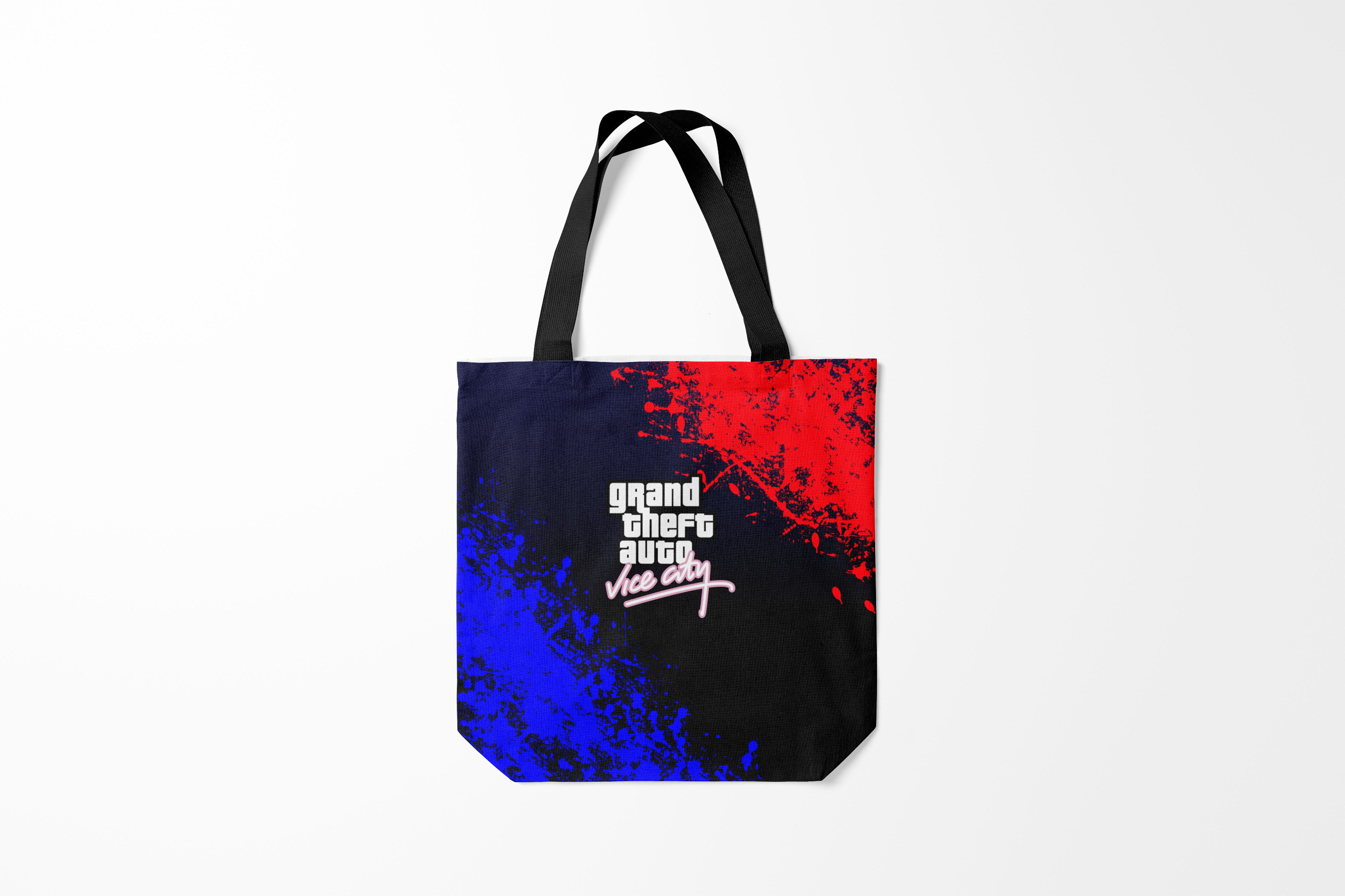 

Сумка шoппер унисекс Burnettie GTA Vice city, черный, GTA Vice city