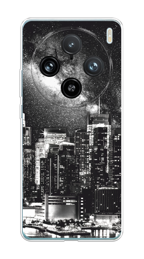 

Чехол на Vivo X100 Pro "Ночной Нью-Йорк", Черный;серый;белый, 2611850-1