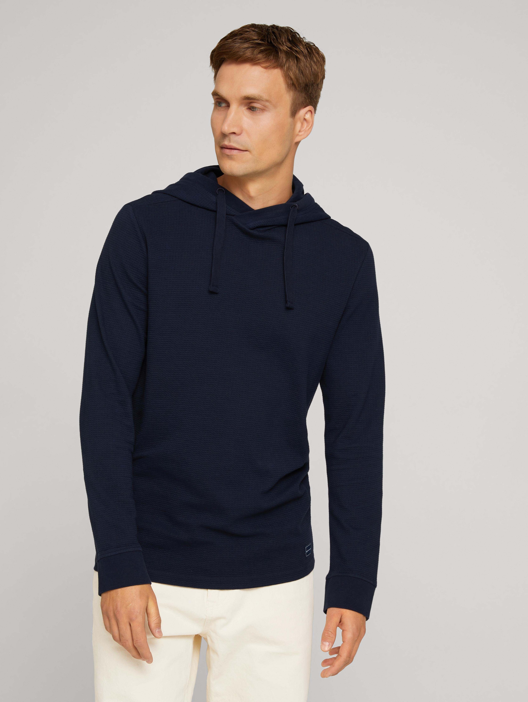 

Толстовка мужская TOM TAILOR 1029235 синяя L, 1029235
