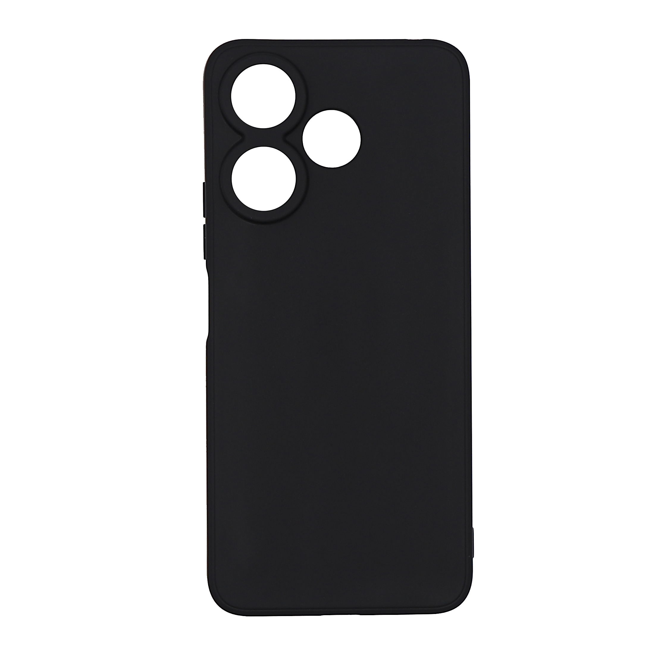 

Чехол силиконовый для Poco M6 (4G), с микрофиброй внутри, с защитой камеры, X-case, Черный