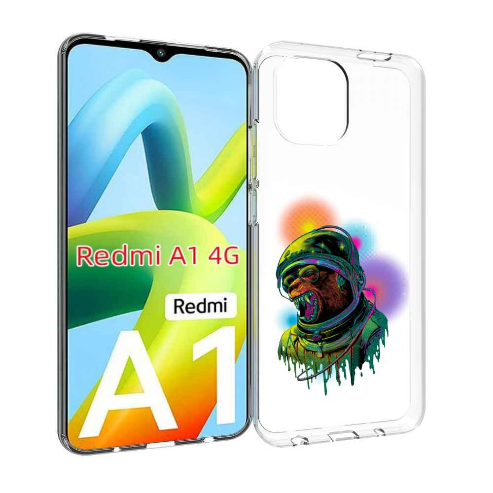 

Чехол Mypads Медведь Космонавт Для Xiaomi Redmi A1, Прозрачный, Tocco