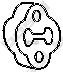 

Bosal 255-168 (3449757 / 3449757 / Fe2040061) Крепление Глушителя\ Mazda (Мазда) Xedos 6 2