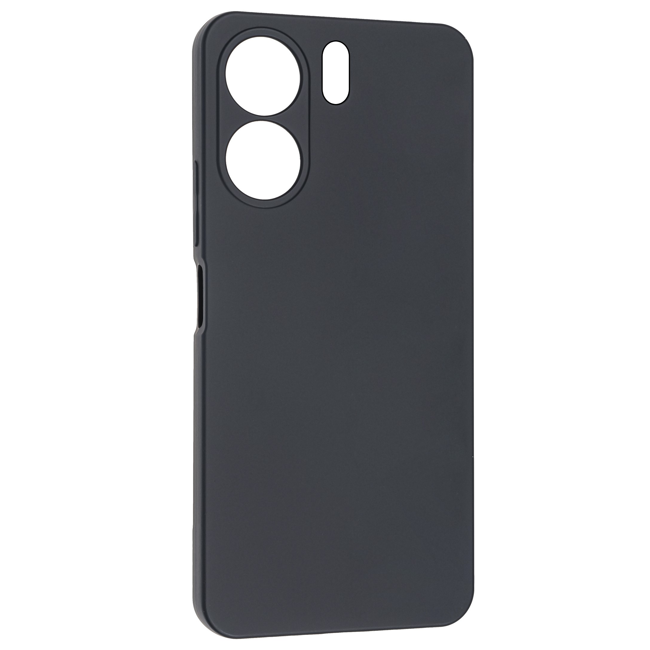 

Чехол силиконовый для Xiaomi Redmi 13C (4G)/Redmi 13C (5G)/Poco C65, с микрофиброй, X-Case, Черный