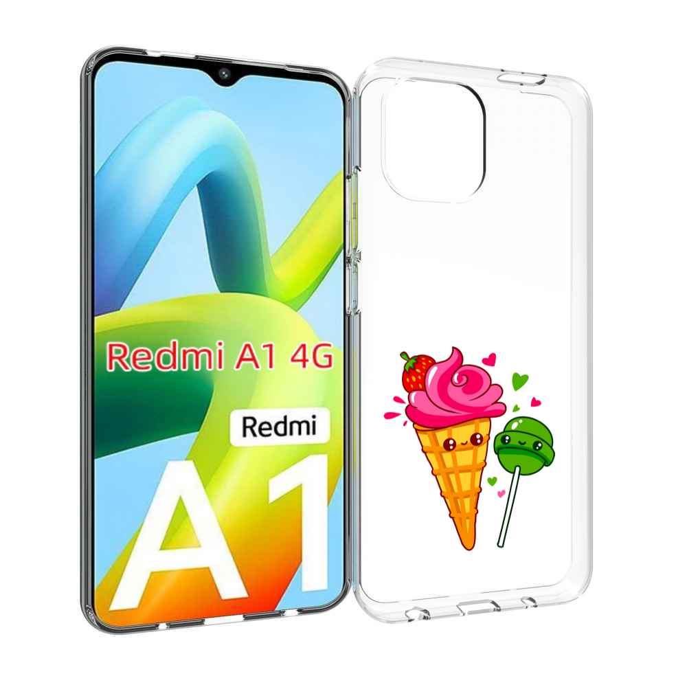 

Чехол Mypads Вкусняшки Для Xiaomi Redmi A1, Прозрачный, Tocco