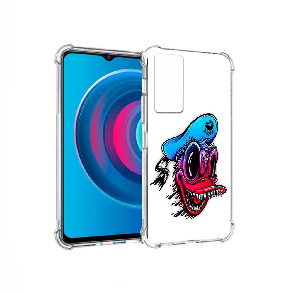 

Чехол MyPads Tocco для Vivo Y74s Дональд (PT224892.430.71), Прозрачный, Tocco