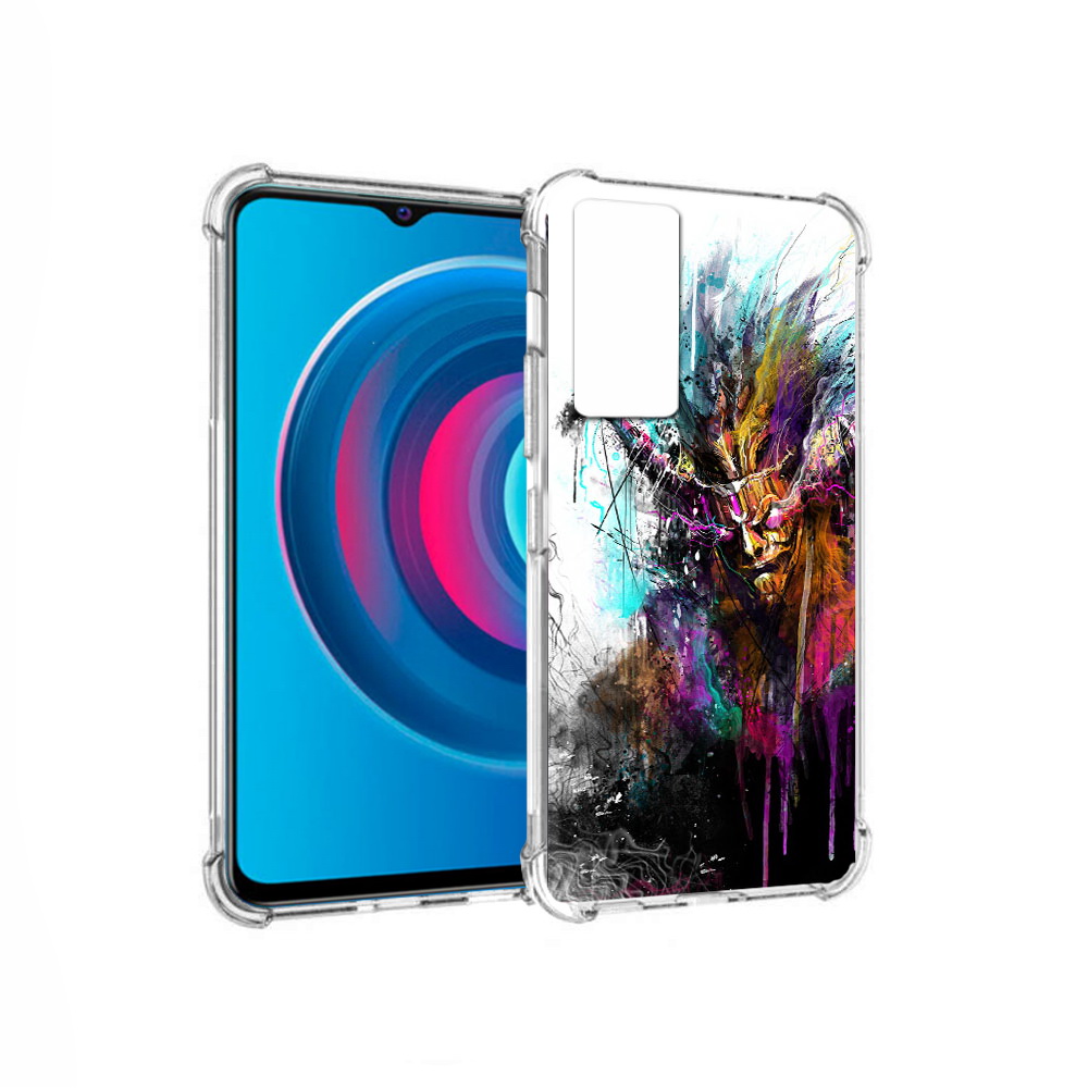 

Чехол MyPads Tocco для Vivo Y74s яркий дьявол (PT224892.430.709), Прозрачный, Tocco