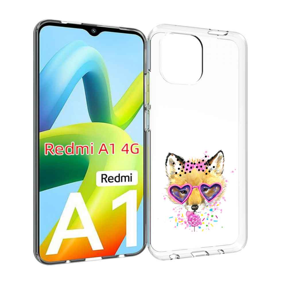 

Чехол Mypads Лисенок С Бантиком Для Xiaomi Redmi A1, Прозрачный, Tocco