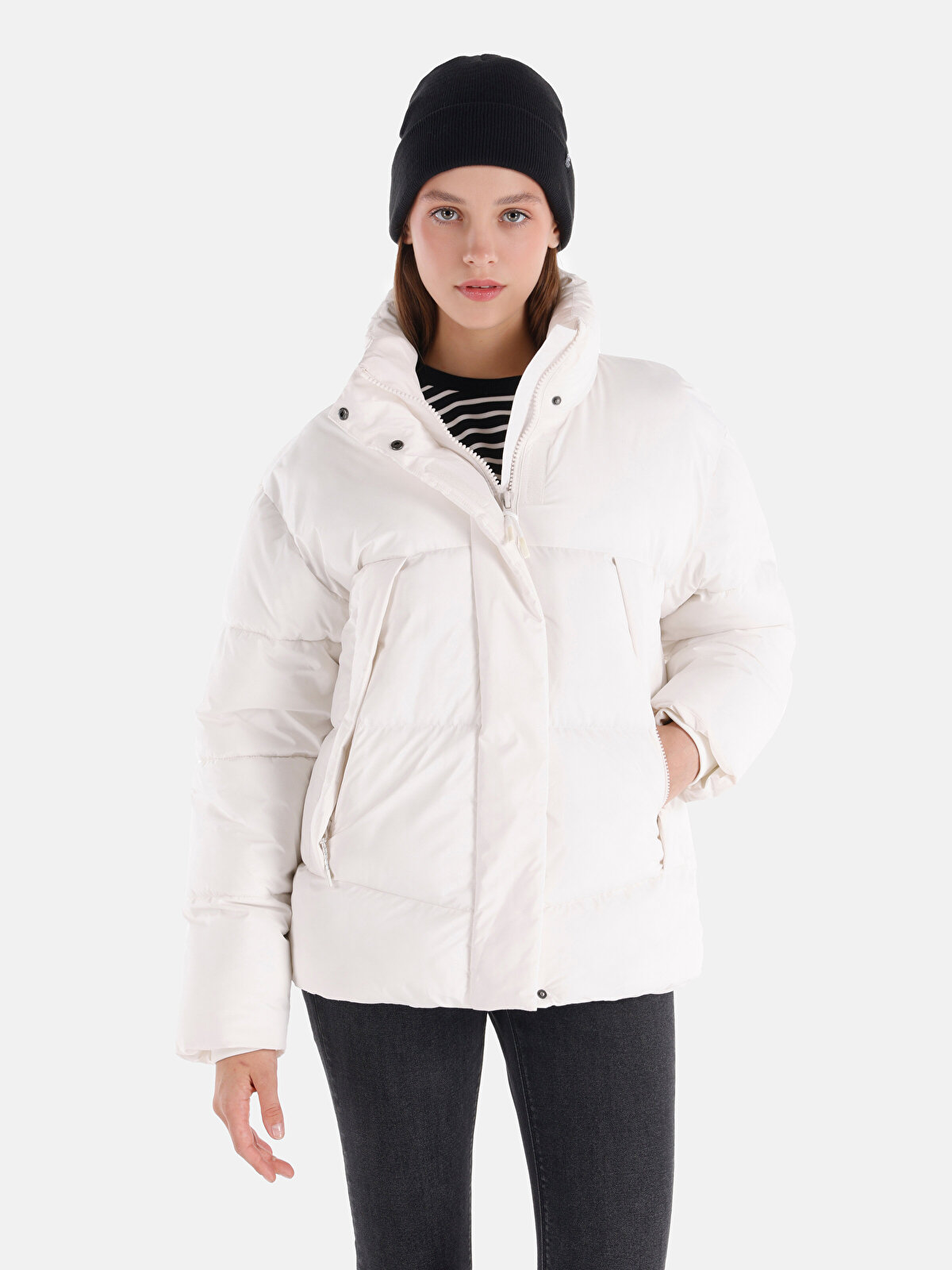 

Куртка женская COLIN'S CL1065775 белая XS, Белый, CL1065775