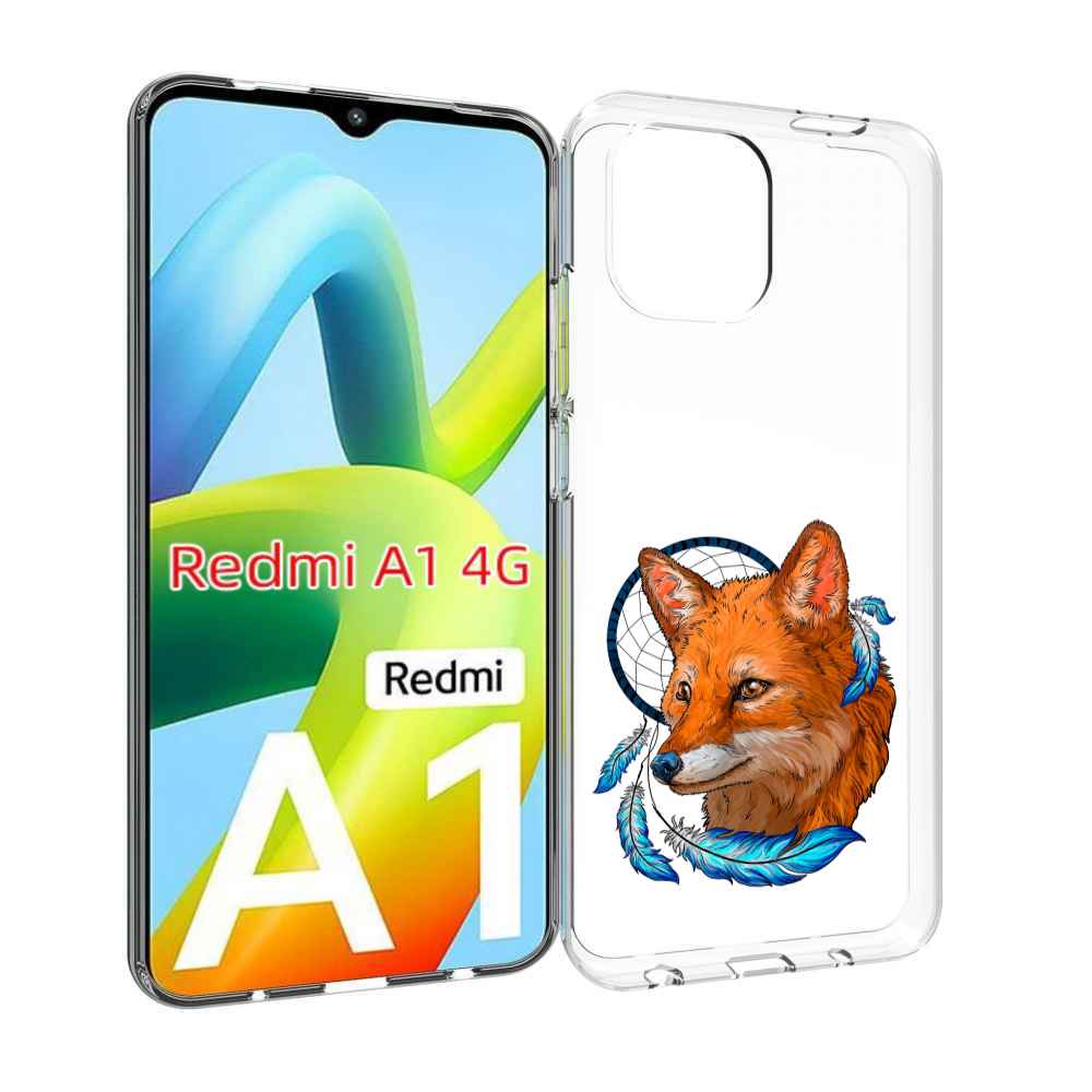

Чехол Mypads Лиса И Ловец Снов Для Xiaomi Redmi A1, Прозрачный, Tocco